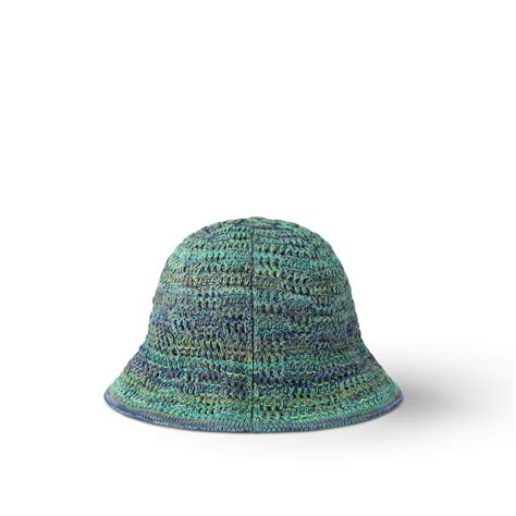 Damier Palm Tree Crochet Hat S00 .